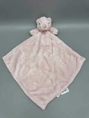 Pink Pig Lovey Plush Baby Security Blanket